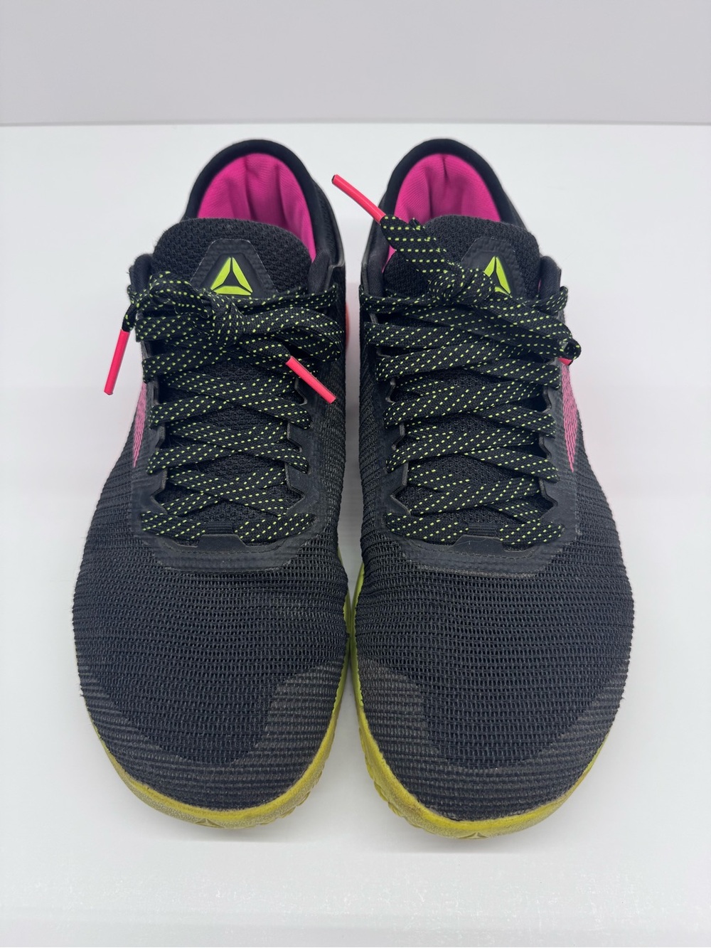 Reebok Nano 9.0 Men’s Black and Pink with Sunset Gradient Sole - Picture 2 of 5